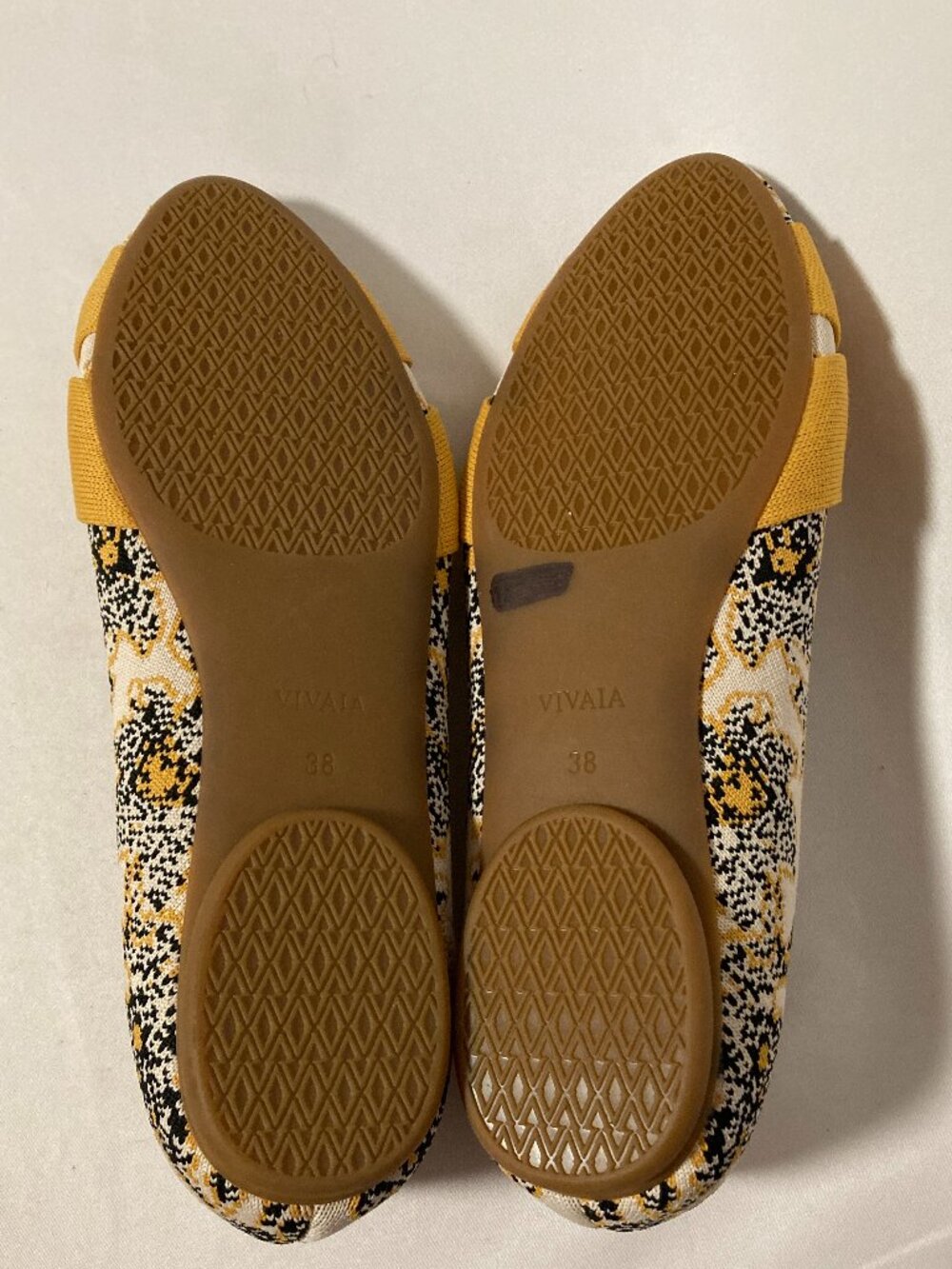 VIVAIA Bibi Almond-Toe Knotted Flats Size EU 38 US 7-7.5 - Picture 9 of 10